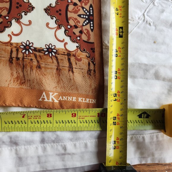 2/$20 SALE! Anne Klein silk scarf - Picture 6 of 7